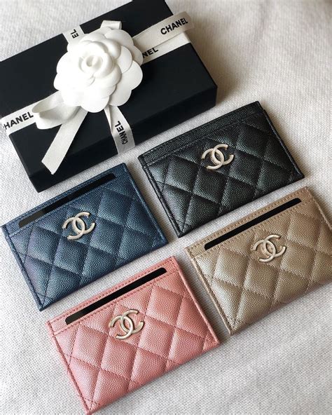 chanel slim wallet